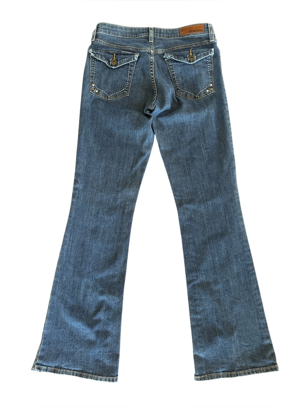 Denizen Levi’s Totally Shaping Bootcut‎ Blue Jeans Back Flap Pockets Y2K Size 4